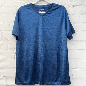 Coviss Men's Blue Performance Polyester T-Shirt Size M